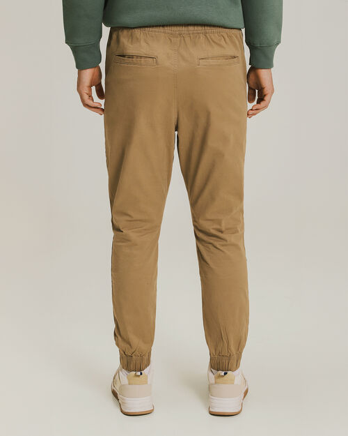 Jogger Diseño Cortes Café